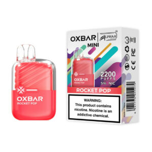 OXBAR x Alphaa Wave Mini 2200 Puff Disposable Rocket Pop