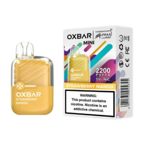 OXBAR x Alphaa Wave Mini 2200 Puff Disposable Strawberry Mango