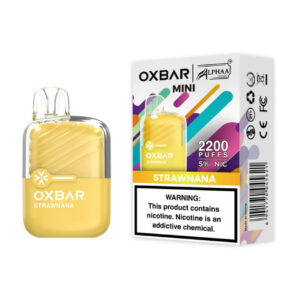 OXBAR x Alphaa Wave Mini 2200 Puff Disposable Strawnana