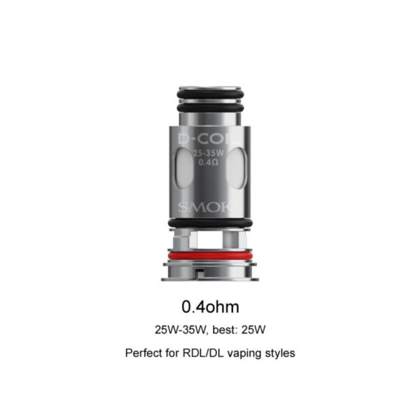 SMOK D Replacement Coil - 5PK 0.4ohm