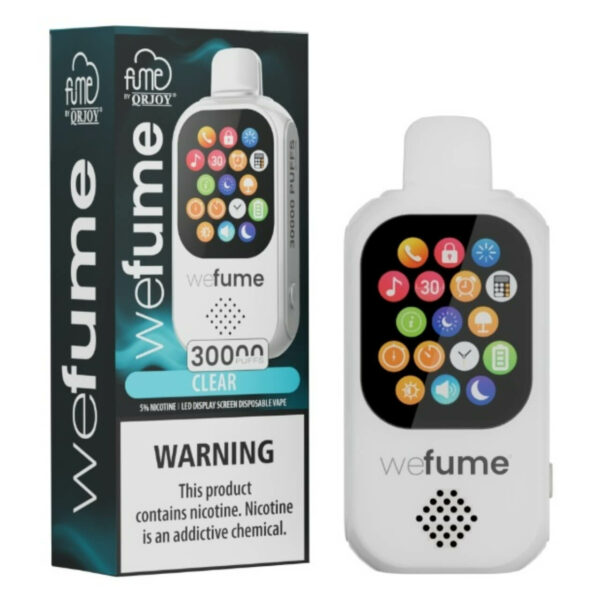 Wefume 30000 Puff Disposable Clear