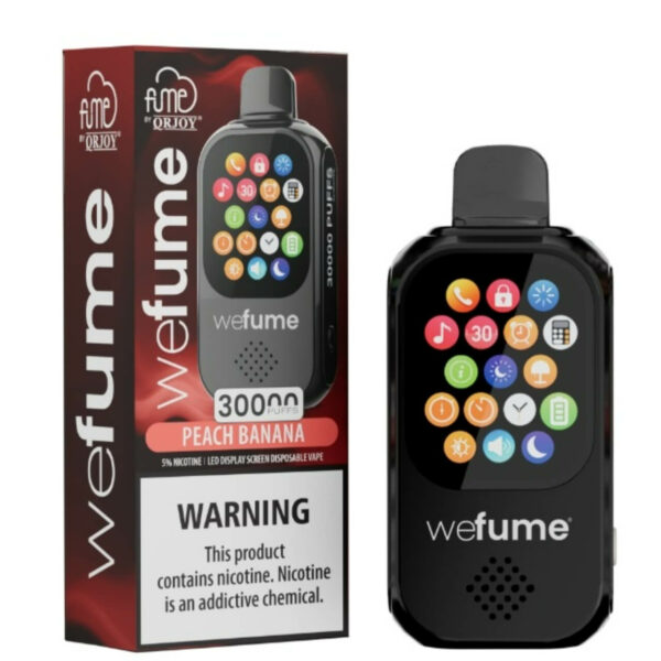 Wefume 30000 Puff Disposable Peach Banana