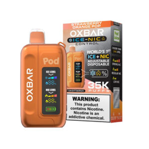 OXBAR x Pod Juice ICE-NIC Control 35K Puff Disposable Strawberry Orange Pop