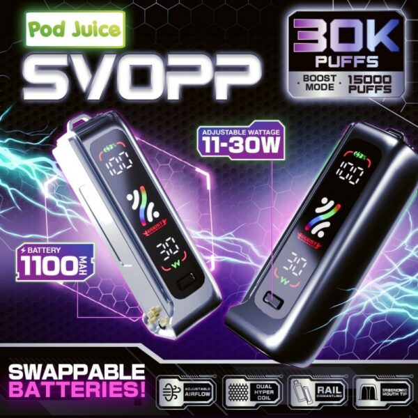 OXBAR x Pod Juice Svopp Battery