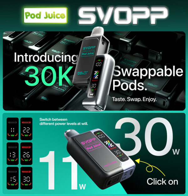 OXBAR x Pod Juice Svopp 30000 Puffs Disposable Kit