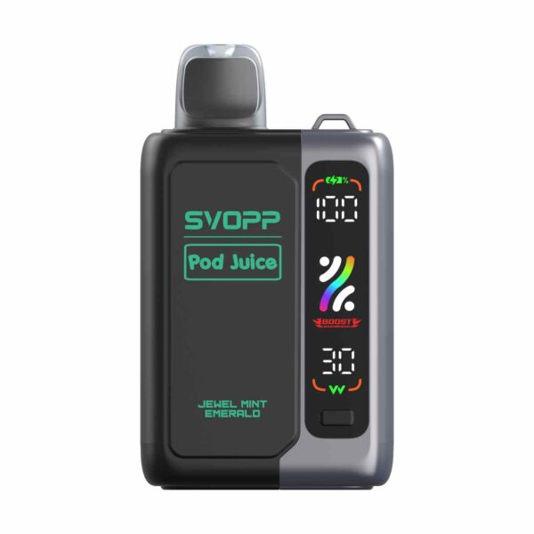 OXBAR x Pod Juice Svopp Disposable Vape 30000 Puffs Jewel Mint Emerald