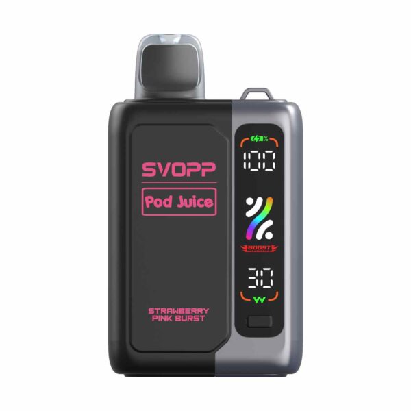 OXBAR x Pod Juice Svopp Disposable Vape 30000 Puffs Strawberry Pink Burst