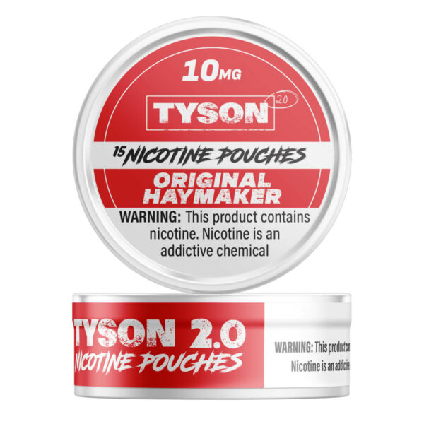 Tyson Nicotine Pouches - 5PK Original Haymaker - 10MG