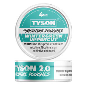 Tyson Nicotine Pouches - 5PK Wintergreen Uppercut - 4MG