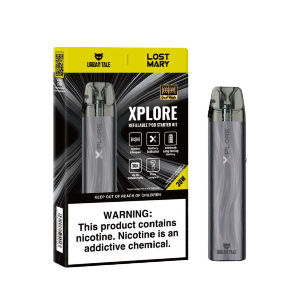 Urban Tale x Lost Mary Xplore Pod Kit Gray