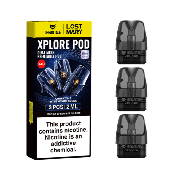 Urban Tale x Lost Mary Xplore Replacement Pod Cartridge - 3PK 0.6