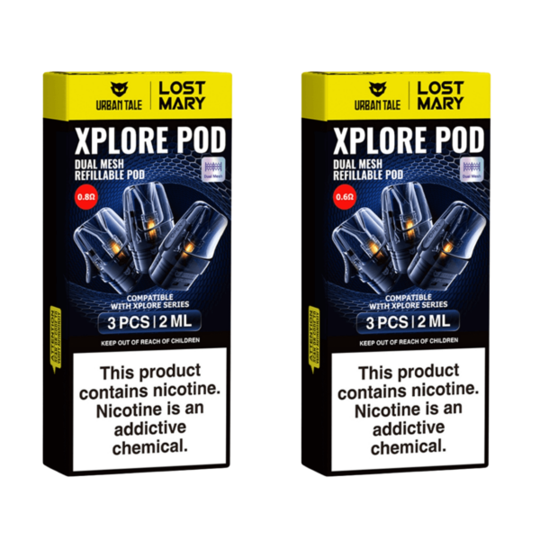 Urban Tale x Lost Mary Xplore Replacement Pod Cartridge – 3PK