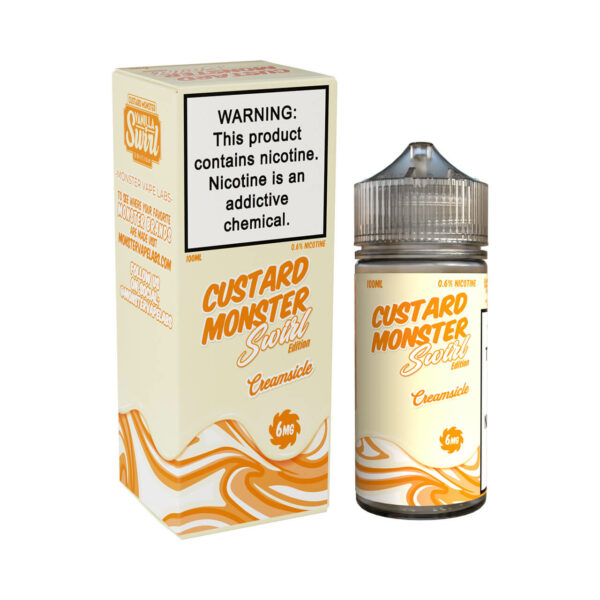 Custard Monster Swirl Edition Creamsicle 100ml E-Juice 6mg