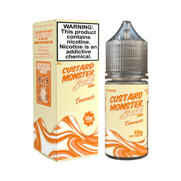 Custard Monster Swirl Edition Creamsicle Salt 30ml E-Juice 48mg