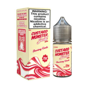 Custard Monster Swirl Edition Strawberry Vanilla Salt 30ml E-Juice 24mg