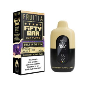 Fruitia x Fifty Bar 20000 Puff Disposable Blueberry Pound Cake