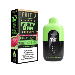 Fruitia x Fifty Bar 20000 Puff Disposable Strawberry Beltz