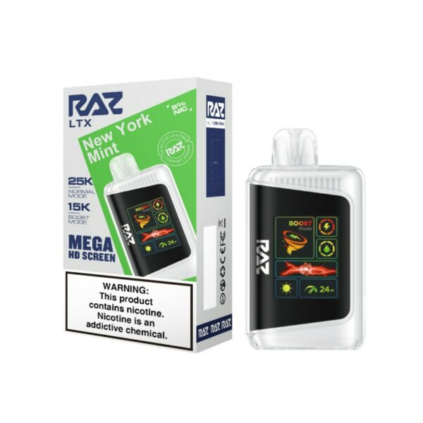 Geek Vape Raz LTX 25K Puff Disposable New York Mint