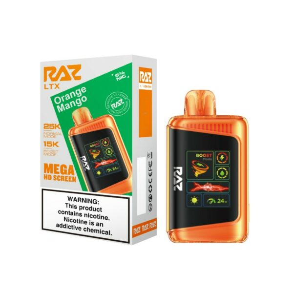 Geek Vape Raz LTX 25K Puff Disposable Orange Mango