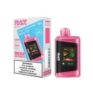 Geek Vape Raz LTX 25K Puff Disposable Pink Lemonade Minty O’s