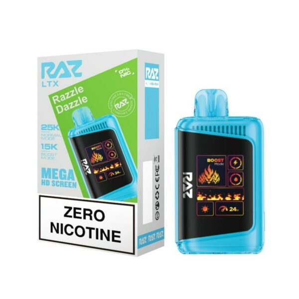 Geek Vape Raz LTX 25K Puff Zero Nicotine Disposable Razzle Dazzle