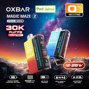 OXBAR Magic Maze 2.0 30000 Puff Zero Nicotine Disposable Banner