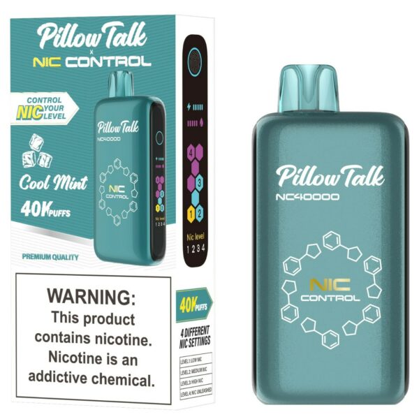 illow Talk Nic Control NC40000 Puff Disposable Cool Mint