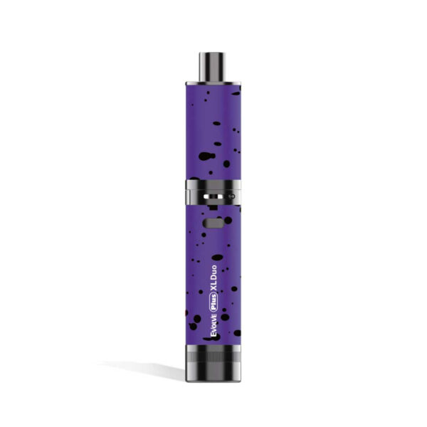 Wulf Mods Evolve Plus Duo Concentrate Dry Herb Vaporizer Purple Black Spatter