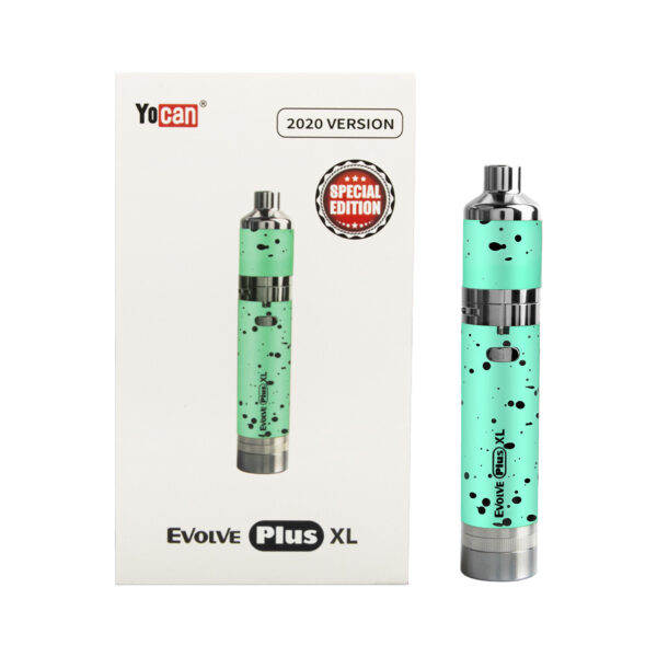 Wulf Mods Evolve Plus XL Concentrate Vaporizer Teal Black Spatter