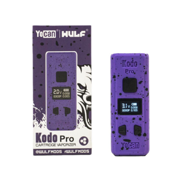 Wulf Mods Kodo Pro Battery Assorted Colors - 9PK purple black spatter