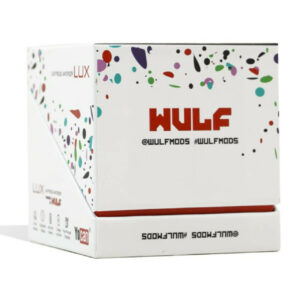 Wulf Mods Lux Battery Assorted Colors - 9PK box front angle