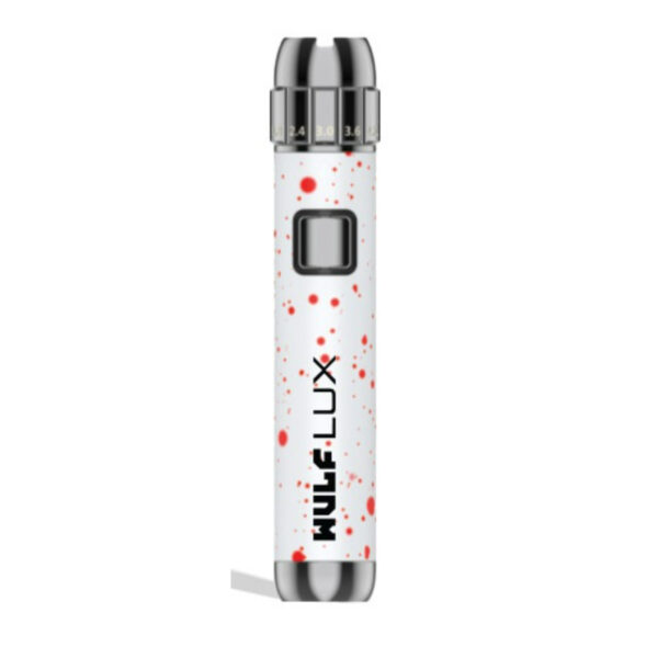 Wulf Mods Lux Battery Assorted Colors - 9PK white red spatter