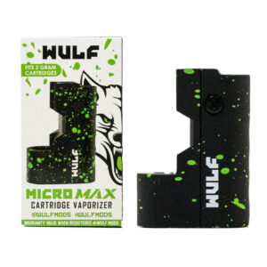 Wulf Mods Micro Max 2G Cartridge Battery Assorted Colors - 9PK black-green-spatter