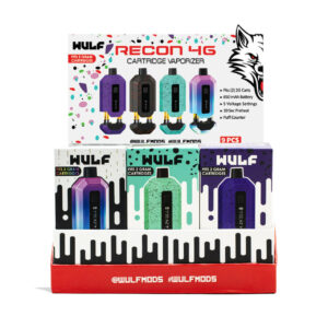 Wulf Mods Recon 4G Dual Cartridge Battery Assorted Colors - 9PK