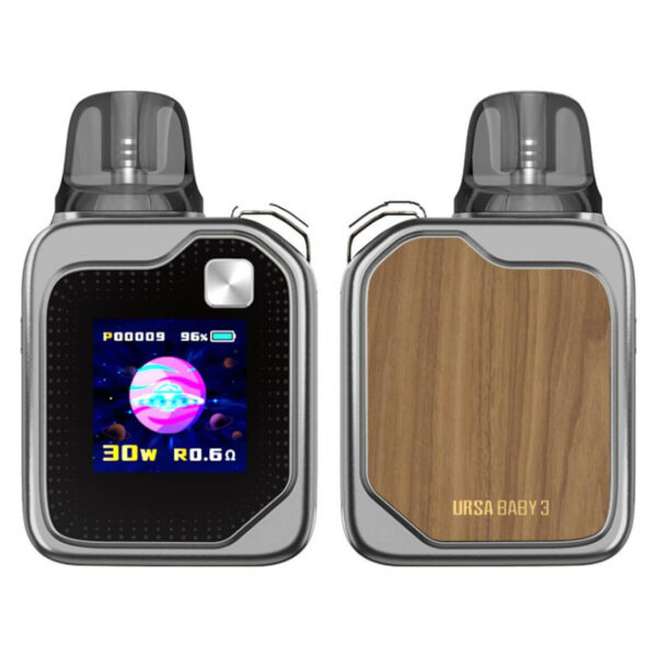 Lost Vape Ursa Baby 3 Pod Kit Ash Wood