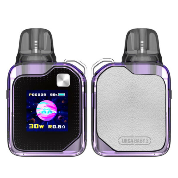 Lost Vape Ursa Baby 3 Pod Kit Lavender Ice