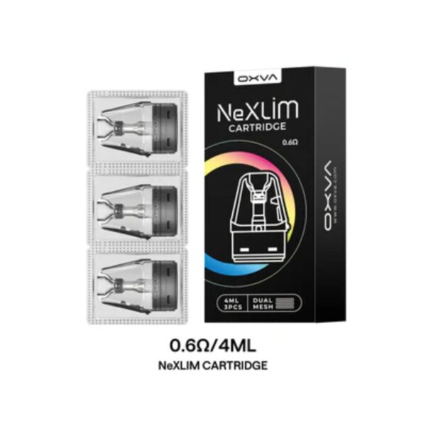 OXVA NeXLIM Replacement Pod Cartridge - 3PK 0.6