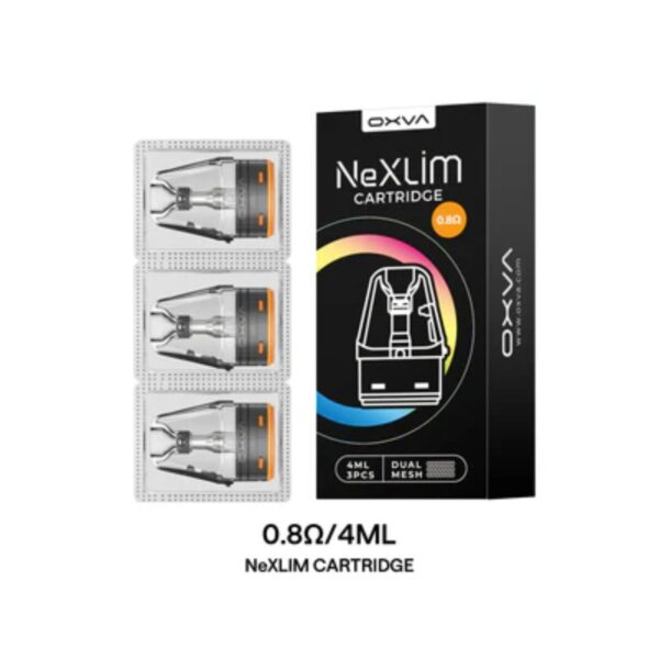 OXVA NeXLIM Replacement Pod Cartridge - 3PK 0.8